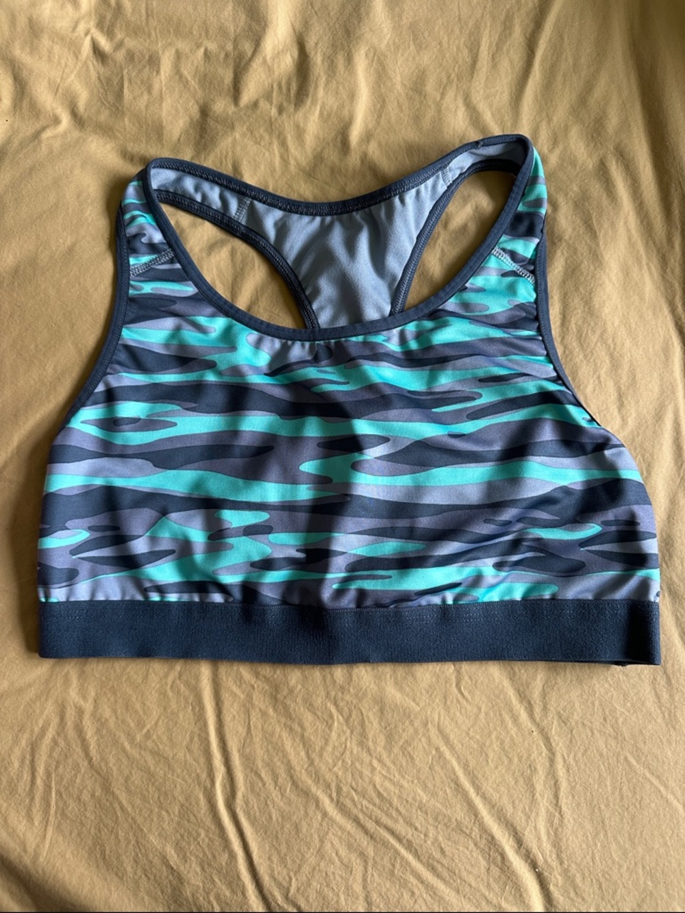 Old navy active Racerback Sports Bra - Teal Camo
